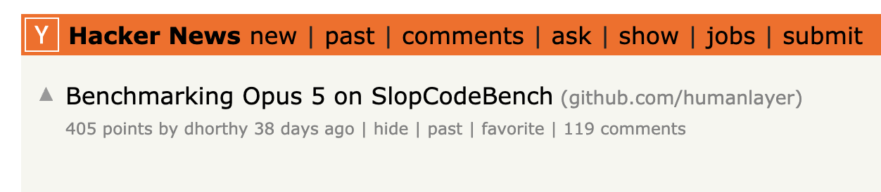 hacker news thread