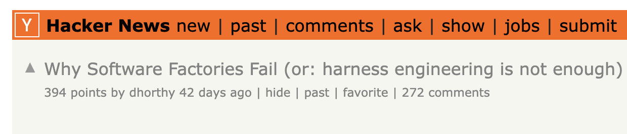 Hackernews thread